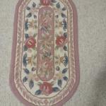 Oval Hooked Style Rug