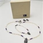 Lot #88  Mignon Faget Bacchus Jewelry Set - Necklace, Bracelet, Earrings