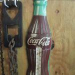 Vintage Metal Coca-Cola Thermometer