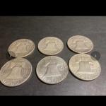 Lot 42CG: Benjamin Franklin Half Dollar Coin Lot