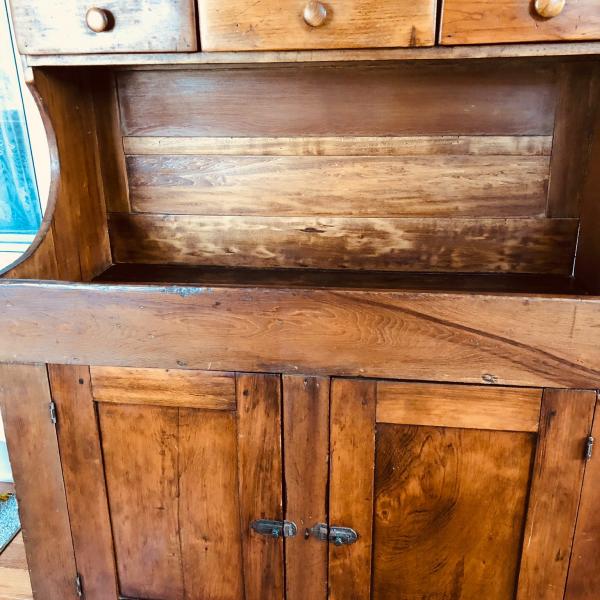 Photo of Antique Highback Dry Sink