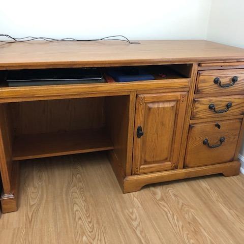 Photo of Oak Computer Desk for sale
