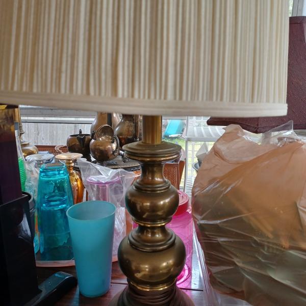 Photo of Antique Solid Brass Lamps