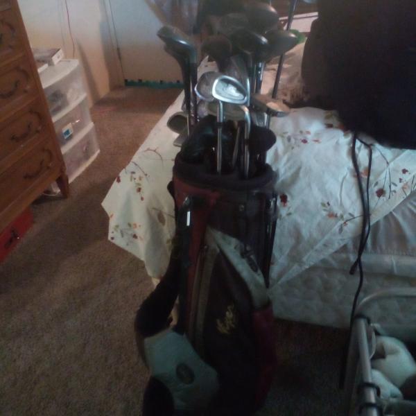 Photo of Golf Clubs and bag