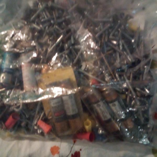 Photo of Nuts and bolts and misc. Lot