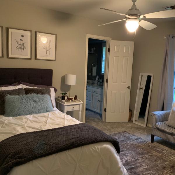 Photo of Twin bed headboard, frame and mattress 