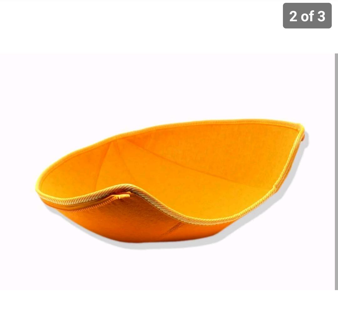 Photo 1 of VistosoHome Cat Cave Cat Bed - Orange NEW in Package