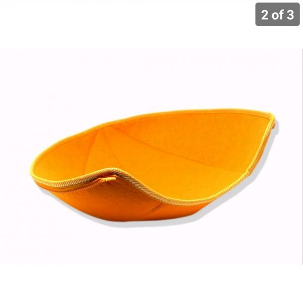 Photo of VistosoHome Cat Cave Cat Bed - Orange NEW in Package