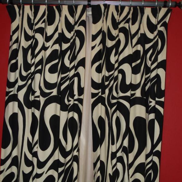 Photo of Black & White Funkadelic Curtains