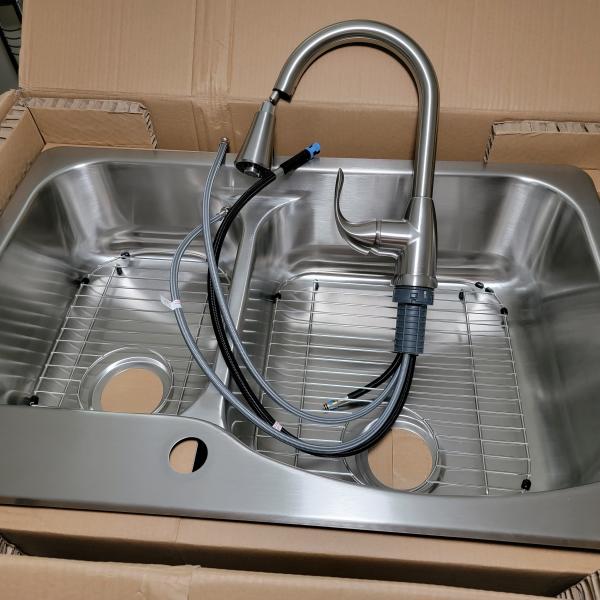 Photo of Stainless steel double bow  sink 