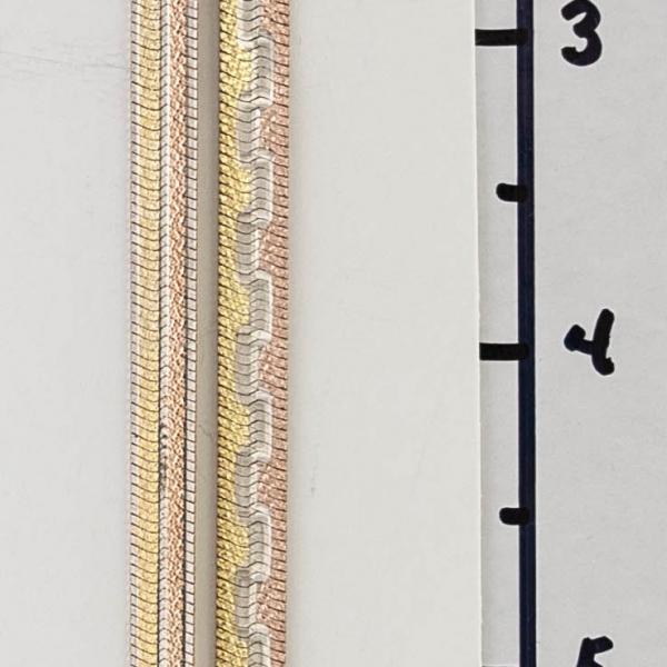 Photo of Set 2 SS tri-color reversible bracelets