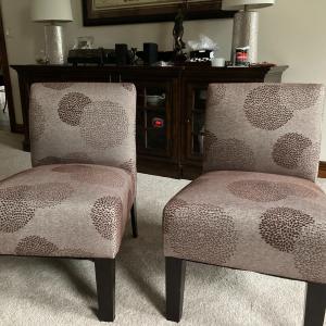 Photo of Two Slipper Chairs
