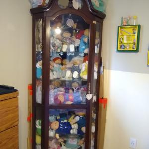 Photo of Corner curio cabinet