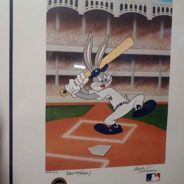 Photo of What's up doc lithograph New York Yankees 1999