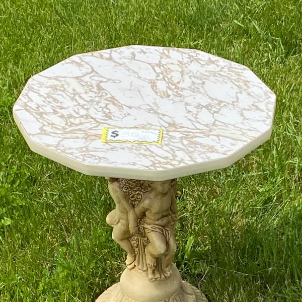 Photo of Antique Formica Plaster Decorative Table