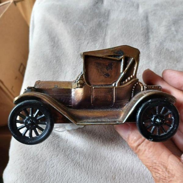 Photo of Banthrico Inc.  Brass/Copper Model Classic Car Piggy Bank 