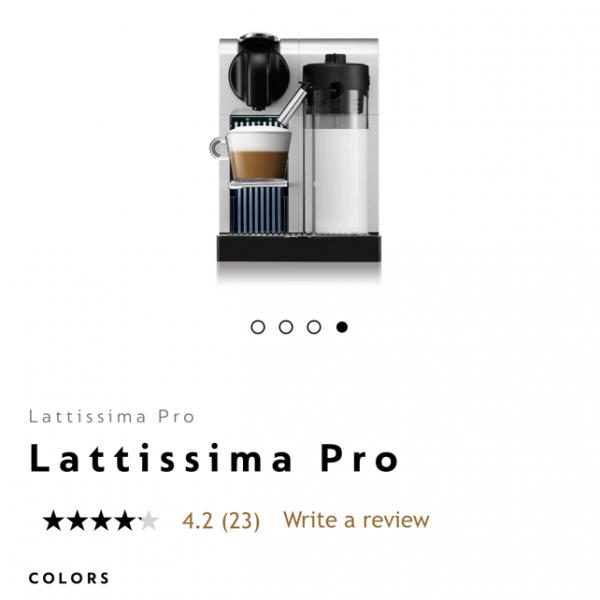 Photo of New Nespresso Latissima Pro