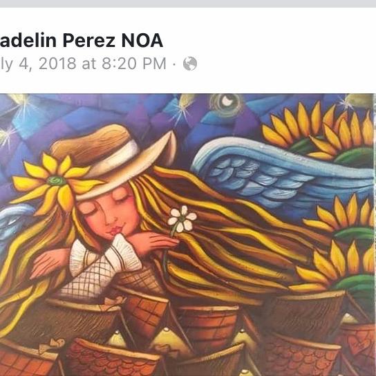 Photo of Original Painting By Madelin Perez NOA Blond Floating 