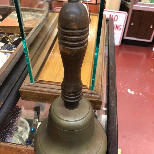 Photo of Vintage Brass School Bell 