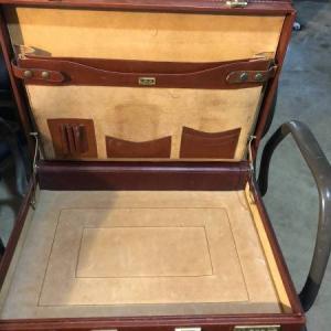 Photo of TUMI Vintage Leather Executive Hard Case Briefcase