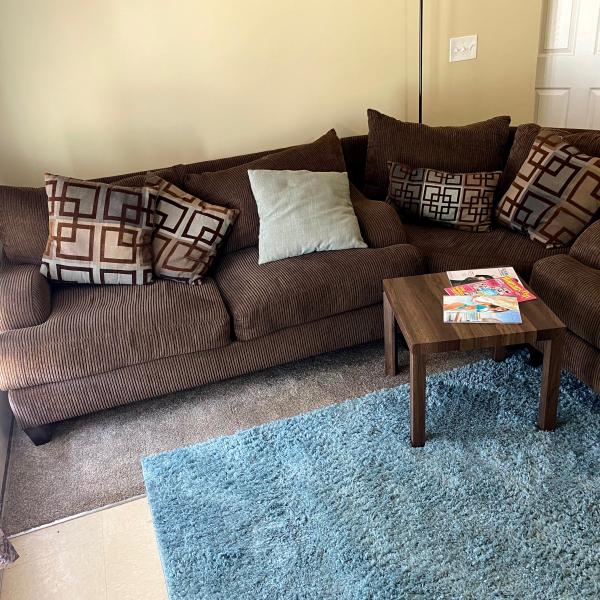 Photo of Large Brown Sectional