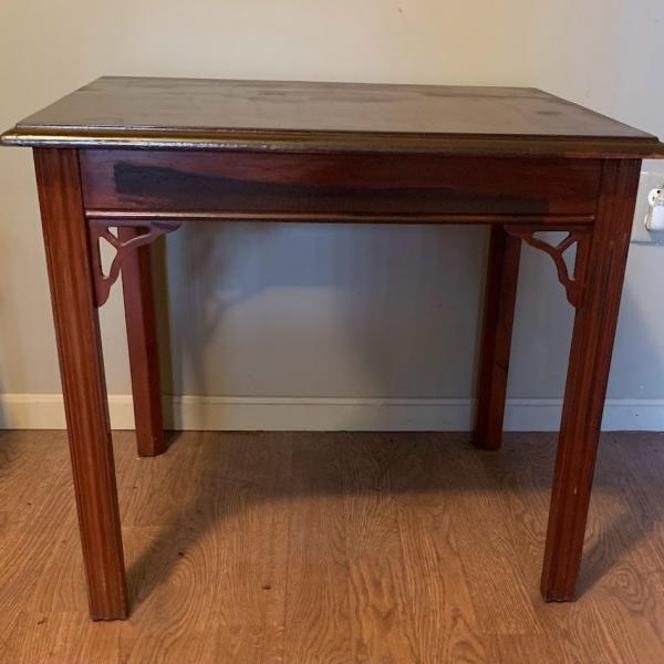 Photo of 2  Different  Vintage Side Tables 