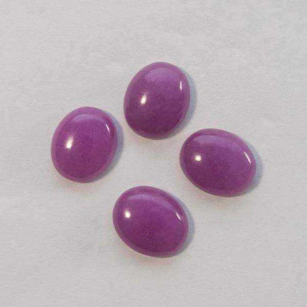 Photo of Purple Jade Cabochon Gemstones