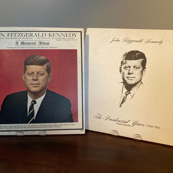 lot of 2-JOHN FITZGERALD KENNEDY A Memorial album & Presidential Years ...