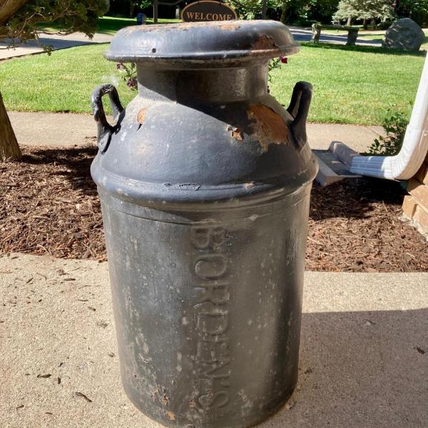 Photo of Borden's Milk Can Pail with Lid