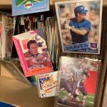 Multiple boxes of vintage baseball cards 