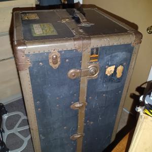 Photo of Antique steamer trunk