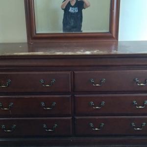 Photo of 6 Drawer Mirrored Dresser
