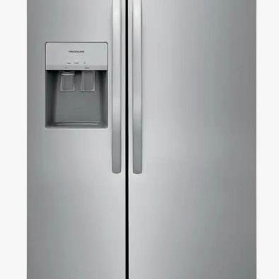 Photo of stainless steel refrigerator 