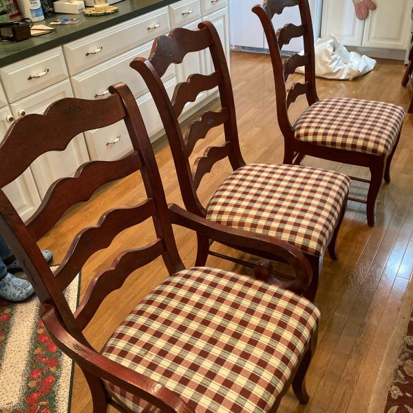 Photo of Dark cherry chairs
