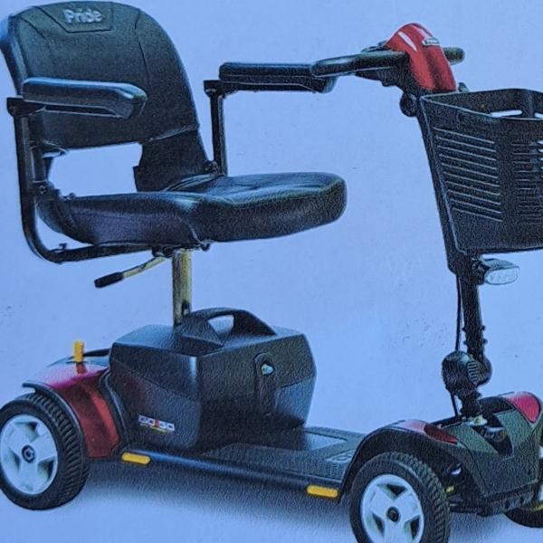 Photo of PRIDE MOBILITY GO-GO TRAVELER ELITE PLUS 4-WHEEL SCOOTERSC54 FOR ADULTS. $1,500