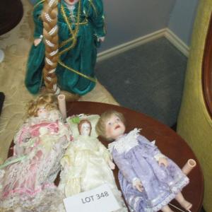 Photo of Four Porcelain Dolls