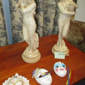 Photo of Venus Callipyge & Porcelain Carnival Masks
