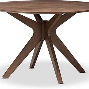 Photo of Dining Table, Round, Walnut Brown