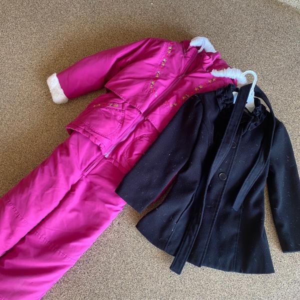 Photo of Snowsuit and dress winter coat. Size 7/8