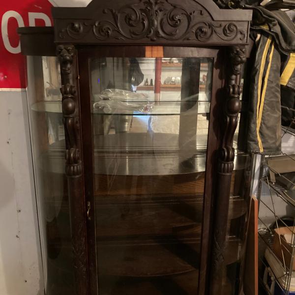 Photo of Victorian china cabinet 