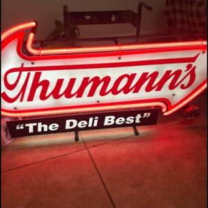 Photo of Thumann’s Neon Light Up Deli Sign