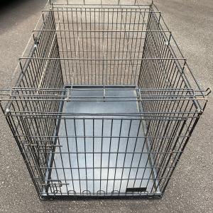 Photo of 2-Door Folding Dog Crate