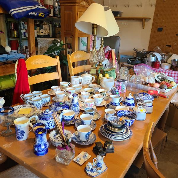 Photo of Collection of Blue Danube and China Tea Cups