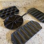 Griswold, Wagner Ware Cast iron Corn Bread, Corn & Cupcake Pans (K-RG)