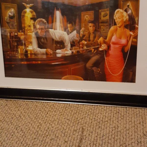 Photo of Hollywood bar Scene picture Professionally matted