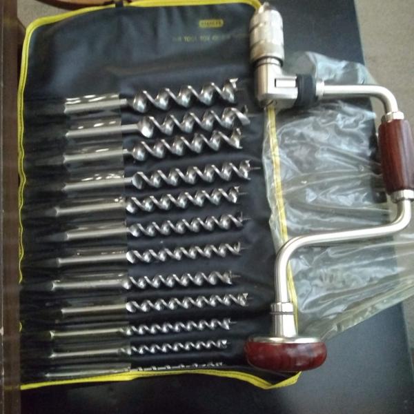Photo of Stanley hand drill w/bits