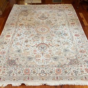 Photo of Beautiful Woven Rug wool Light colors