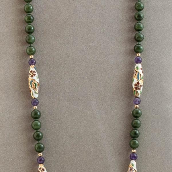Photo of Green jade necklace