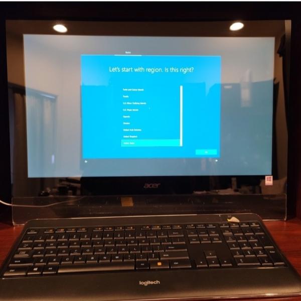 Photo of Desktop PC with Printer