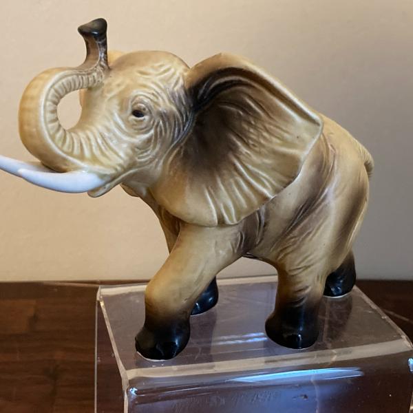 Photo of Lefton H2674 Elephant Lucky Trunk Up figurine 